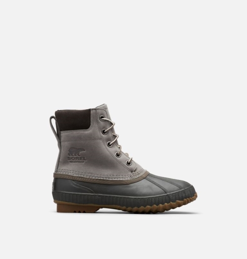 Sorel Cheyanne II Blonder Duck Gummistøvler Herre Quarry/Black | LNTFPU-015