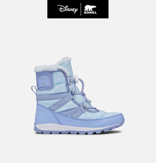 Sorel Disney X Whitney Kort Frozen 2 - Elsa Edition Snestøvler Børn Blå | ZGYORM-405