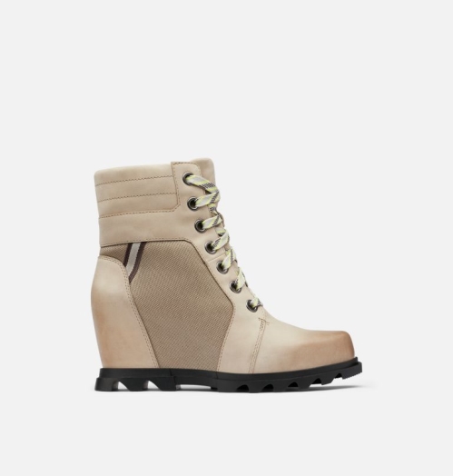 Sorel Joan Of Arctic Wedge III Lexie Bootie Støvletter med Kilehæl Dame Sort | UTCRQK-548