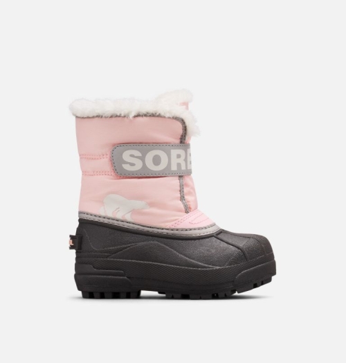 Sorel Snow Commander Snestøvler Børn Beige/Black | GOAPCT-762