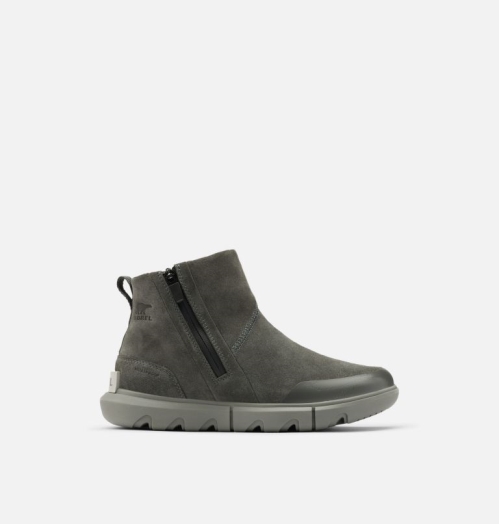 Sorel Sorel Explorer II Bootie Vinterstøvler Dame Quarry Grill | WJQOYC-912