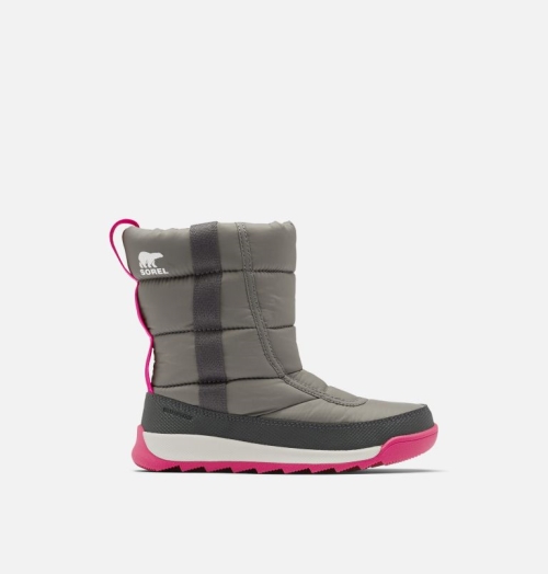 Sorel Whitney II Puffy Mid Snestøvler Børn Quarry | OXMIKE-203