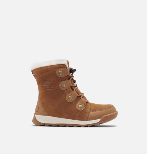 Sorel Whitney II Suede Snestøvler Børn Brune | DUJSNT-369