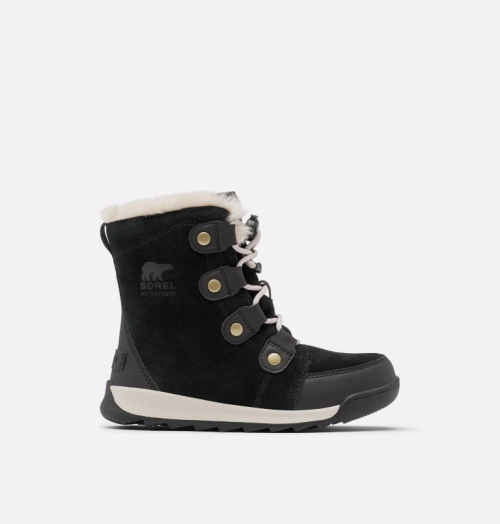 Sorel Whitney II Suede Snestøvler Børn Sort | ZBHNOG-380